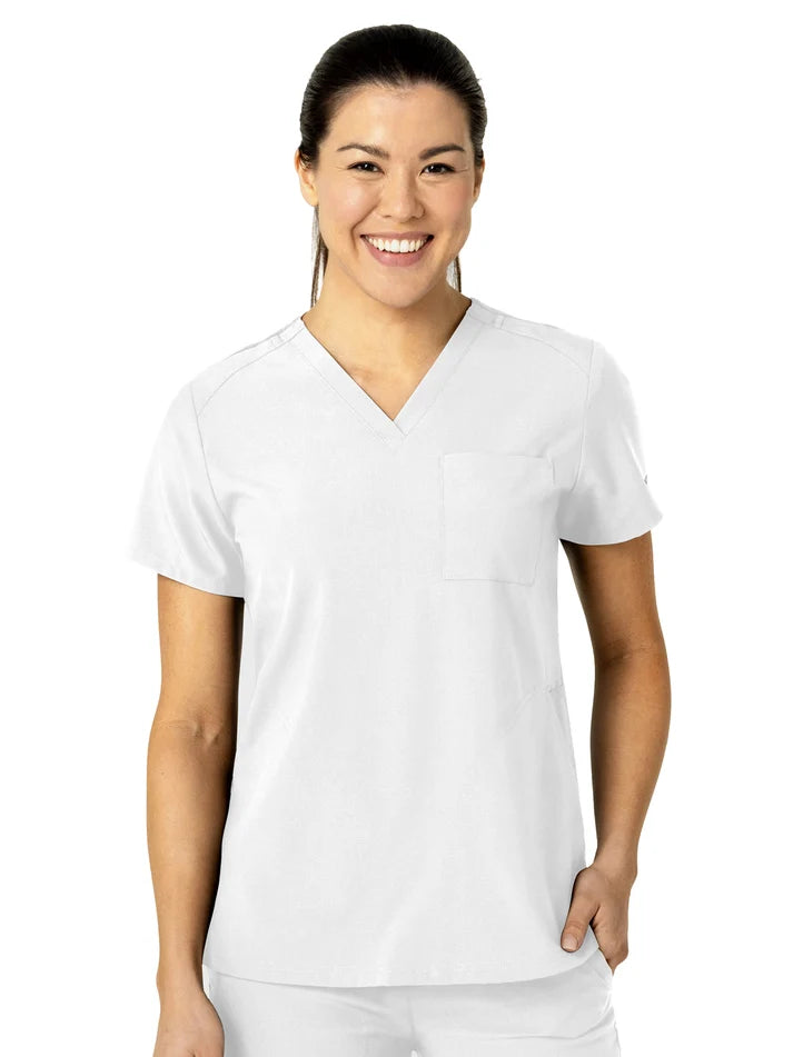 Wink - W123 - Women's Three-Pocket Flex-N-Reach V-Neck Top