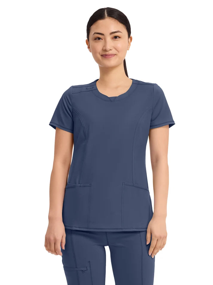 Infinity - Women's 3-Pocket Round Neck Top