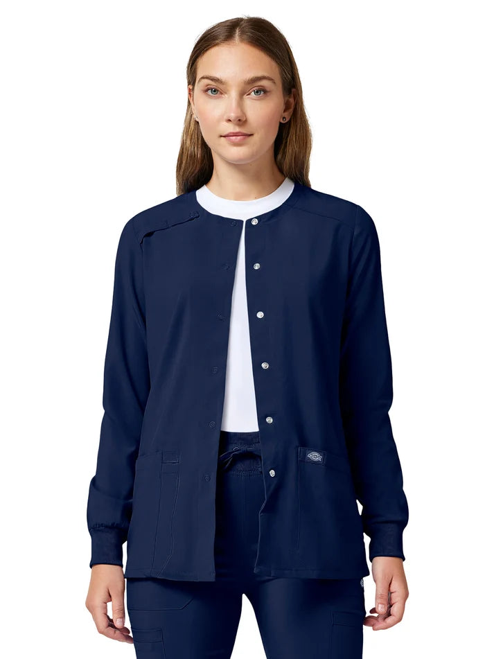 Dickies Medical - EDS Essentials - Women's 2-Pocket Snap Front Jacket