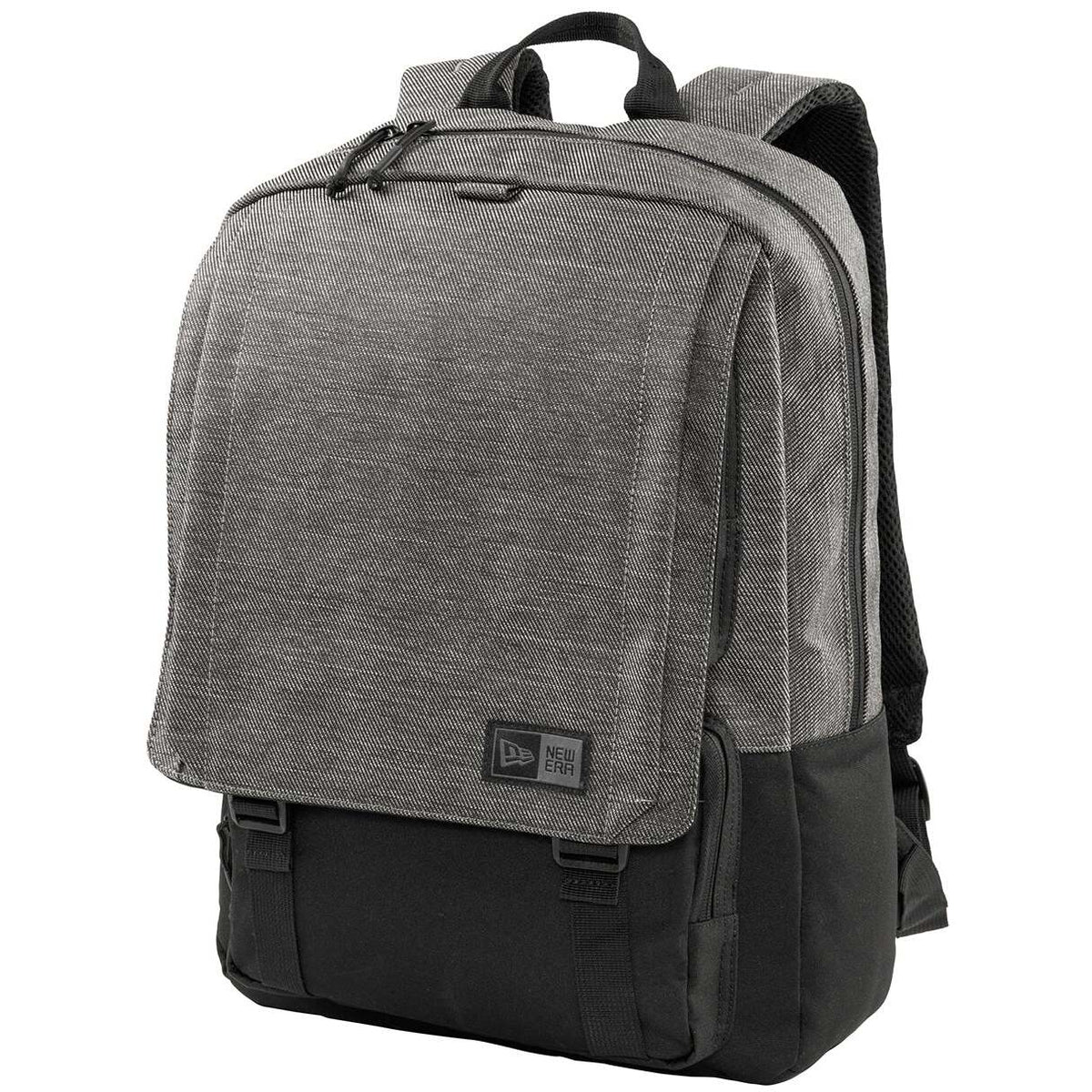 NEB202-Black Twill Heather/ Black