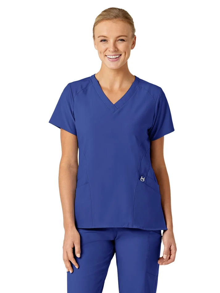 Wink - W123 - Women's Five-Pocket Stylized V-Neck Top