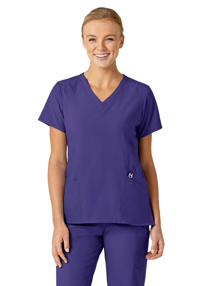 Wink - W123 - Women's Five-Pocket Stylized V-Neck Top