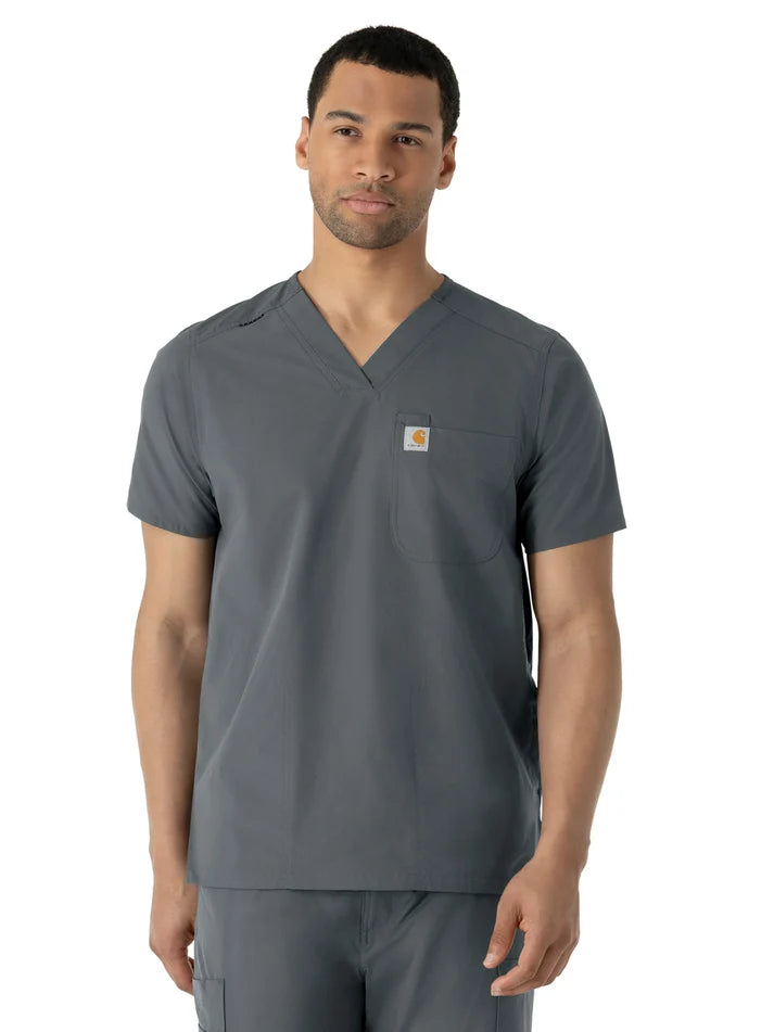 Carhartt Scrubs - Force Essentials - Men's Four-Pocket Modern Fit V-Neck Top