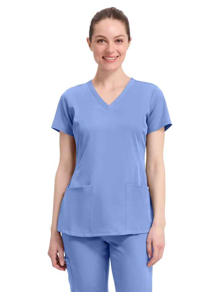 Healing Hands - HH Works - Women's 4-Pocket Monica V-Neck Top