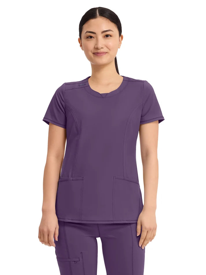 Infinity - Women's 3-Pocket Round Neck Top