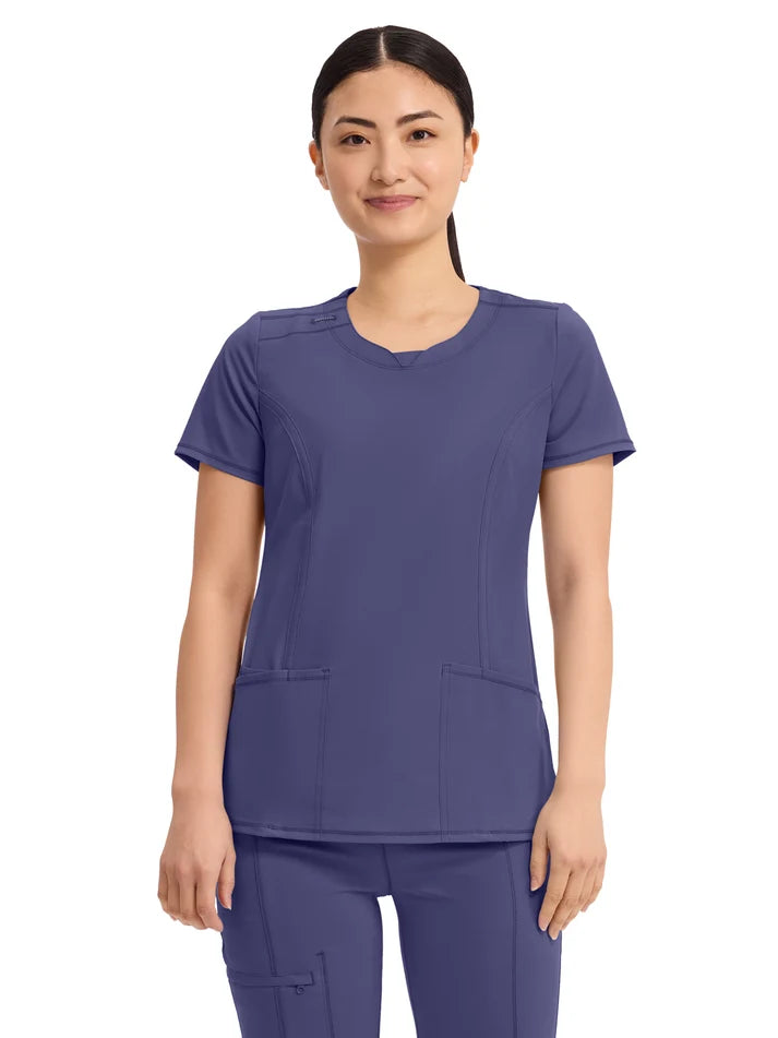 Infinity - Women's 3-Pocket Round Neck Top