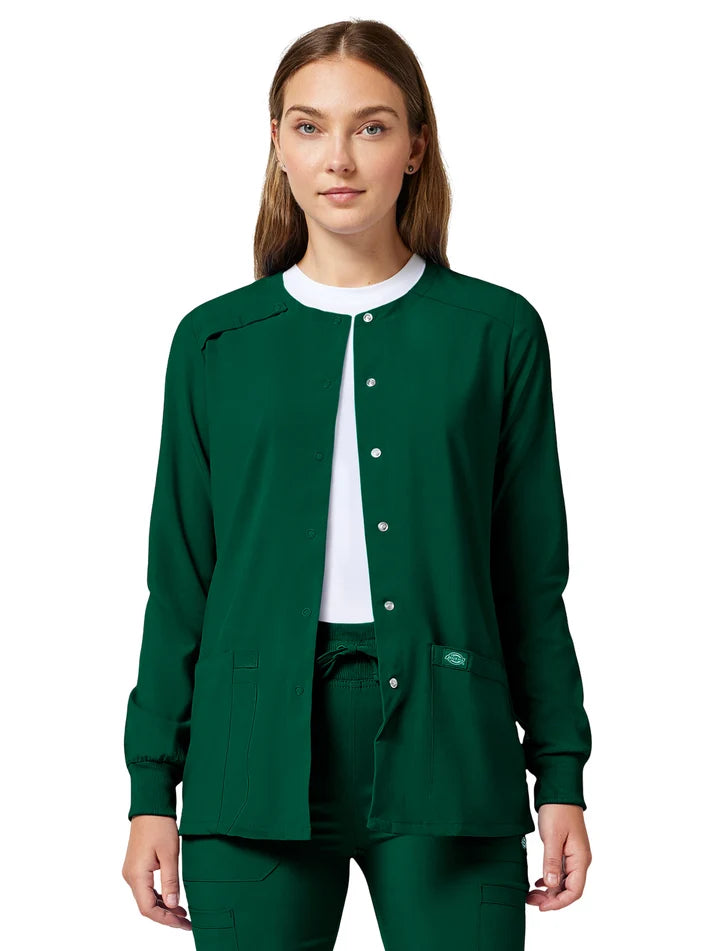 Dickies Medical - EDS Essentials - Women's 2-Pocket Snap Front Jacket